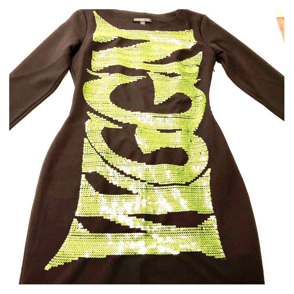 Sequin Waggon Paris Mini-dress